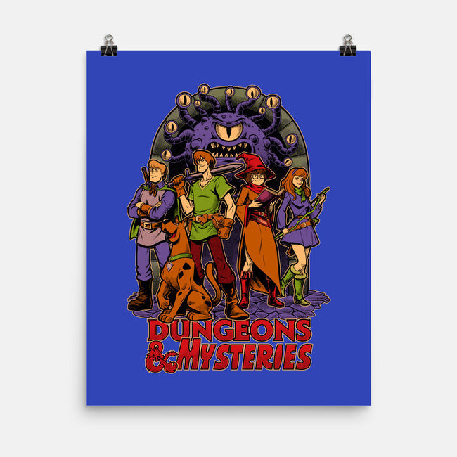 Dungeons And Mysteries-None-Matte-Poster-Studio Mootant