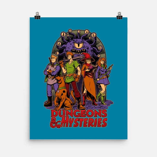 Dungeons And Mysteries-None-Matte-Poster-Studio Mootant