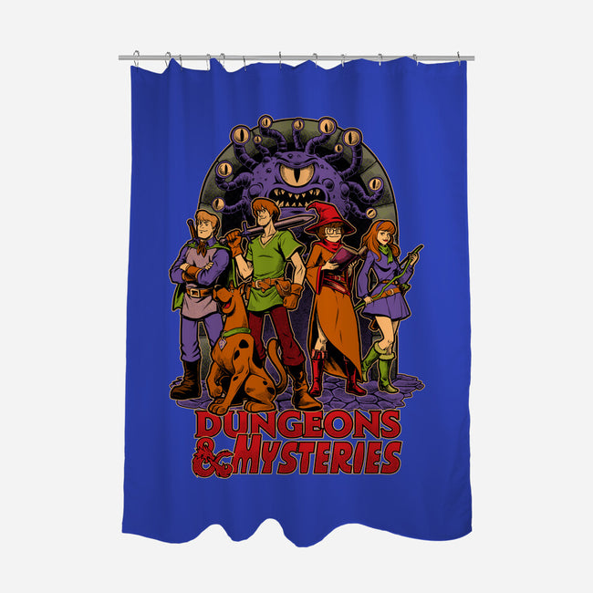 Dungeons And Mysteries-None-Polyester-Shower Curtain-Studio Mootant