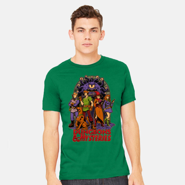 Dungeons And Mysteries-Mens-Heavyweight-Tee-Studio Mootant
