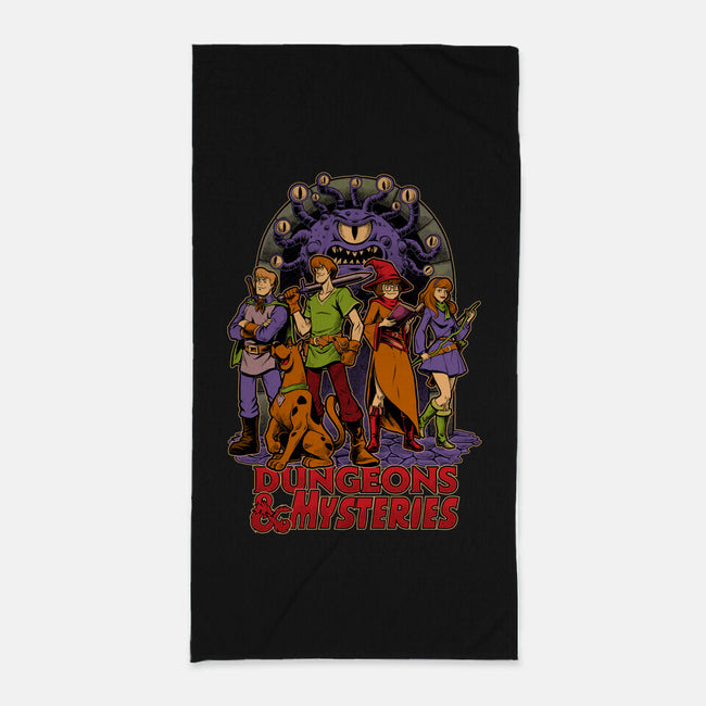 Dungeons And Mysteries-None-Beach-Towel-Studio Mootant