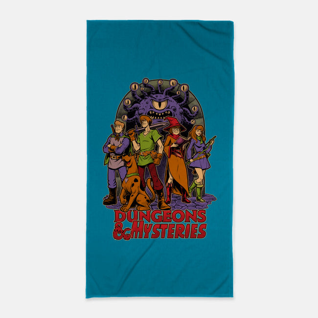 Dungeons And Mysteries-None-Beach-Towel-Studio Mootant