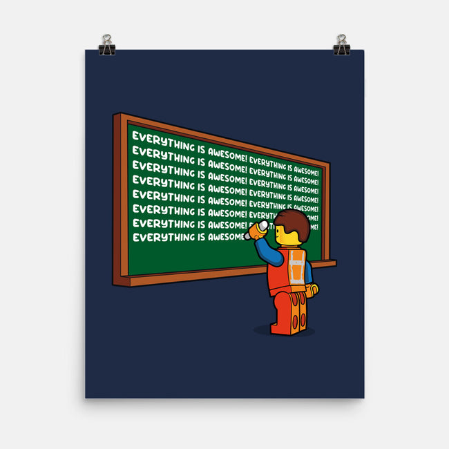 Awesome Chalkboard-None-Matte-Poster-jasesa