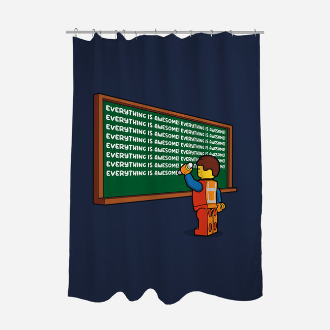 Awesome Chalkboard-None-Polyester-Shower Curtain-jasesa