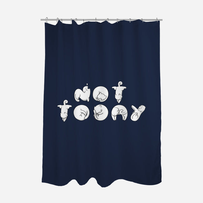 Lazy Cats-None-Polyester-Shower Curtain-naomori