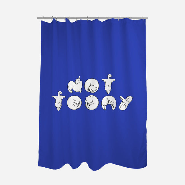 Lazy Cats-None-Polyester-Shower Curtain-naomori
