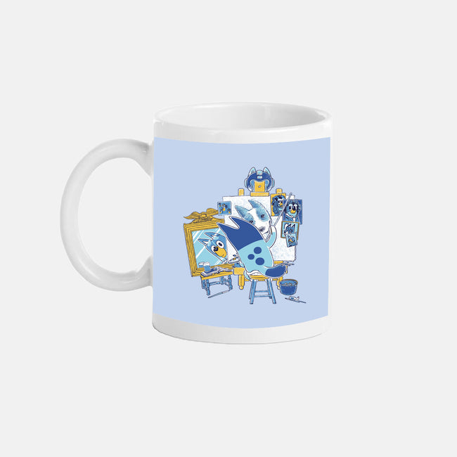 Bluey Portrait-None-Mug-Drinkware-naomori