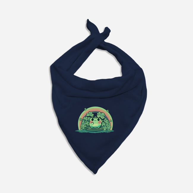 Lucky Little Frog-Cat-Bandana-Pet Collar-TechraNova