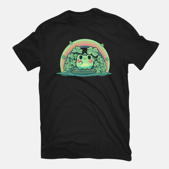 Lucky Little Frog-Unisex-Basic-Tee-TechraNova