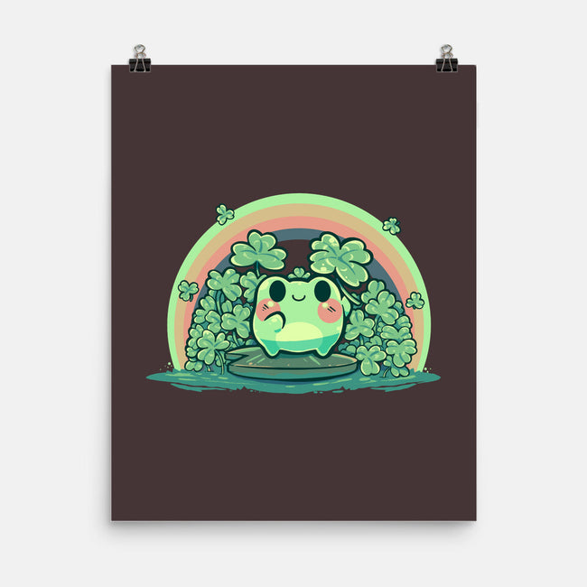 Lucky Little Frog-None-Matte-Poster-TechraNova