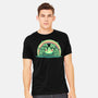 Lucky Little Frog-Mens-Heavyweight-Tee-TechraNova