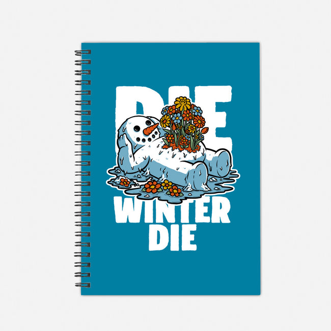 Snowman Spring-None-Dot Grid-Notebook-Studio Mootant