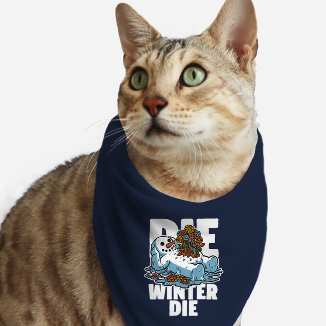 Snowman Spring-Cat-Bandana-Pet Collar-Studio Mootant