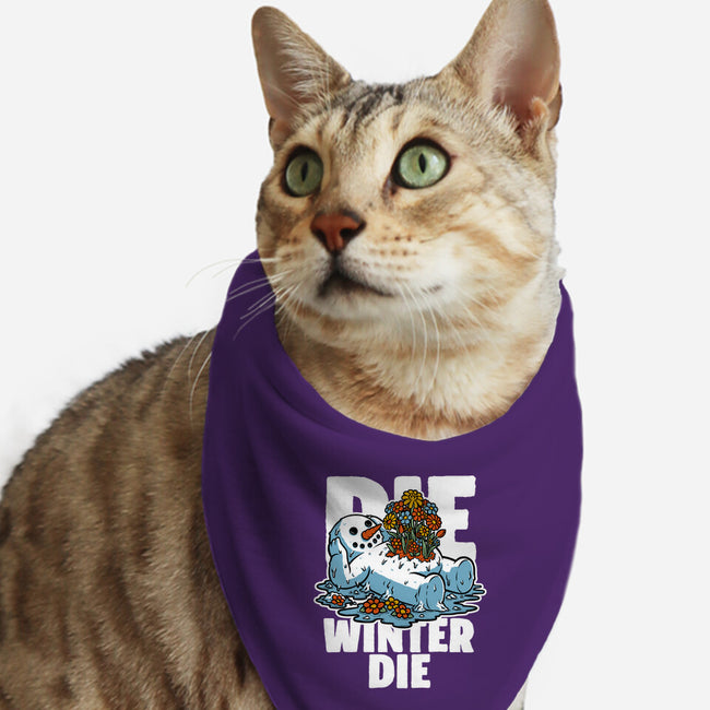 Snowman Spring-Cat-Bandana-Pet Collar-Studio Mootant