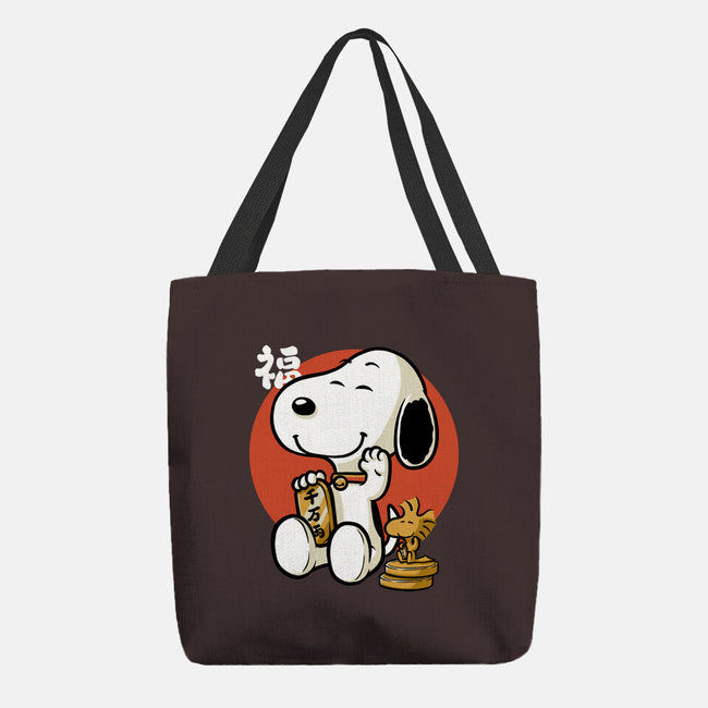 Luck Money Beagle-None-Basic Tote-Bag-Studio Mootant