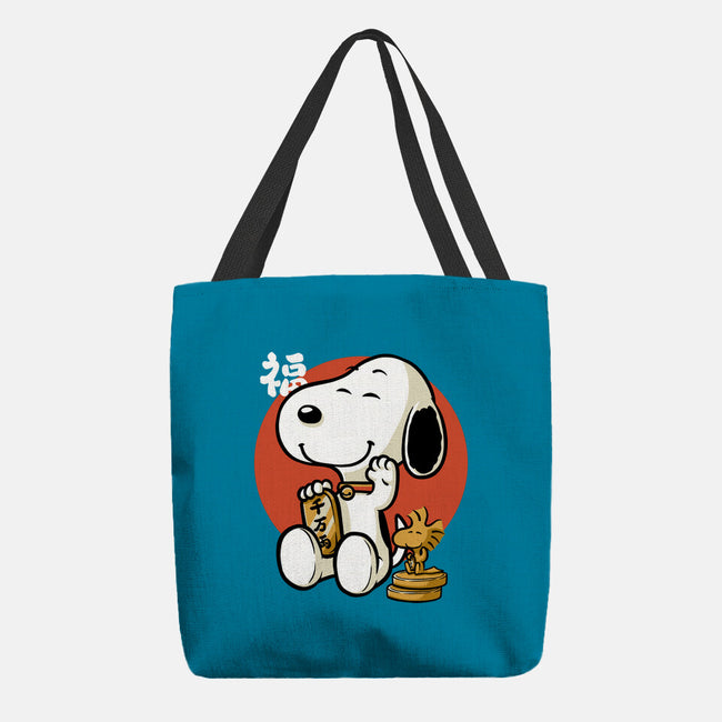 Luck Money Beagle-None-Basic Tote-Bag-Studio Mootant