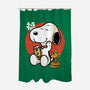 Luck Money Beagle-None-Polyester-Shower Curtain-Studio Mootant