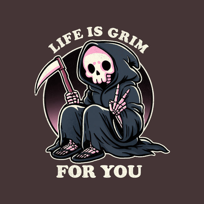 Life Is Grim-Unisex-Zip-Up-Sweatshirt-fanfreak1