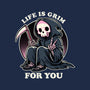 Life Is Grim-None-Non-Removable Cover w Insert-Throw Pillow-fanfreak1