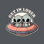 Get In Loser Aliens-None-Beach-Towel-fanfreak1
