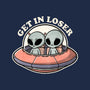Get In Loser Aliens-Womens-Basic-Tee-fanfreak1
