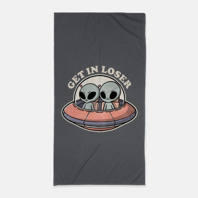 Get In Loser Aliens-None-Beach-Towel-fanfreak1