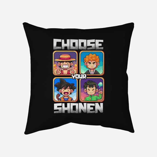 Choose Your Shonen-None-Removable Cover w Insert-Throw Pillow-2DFeer