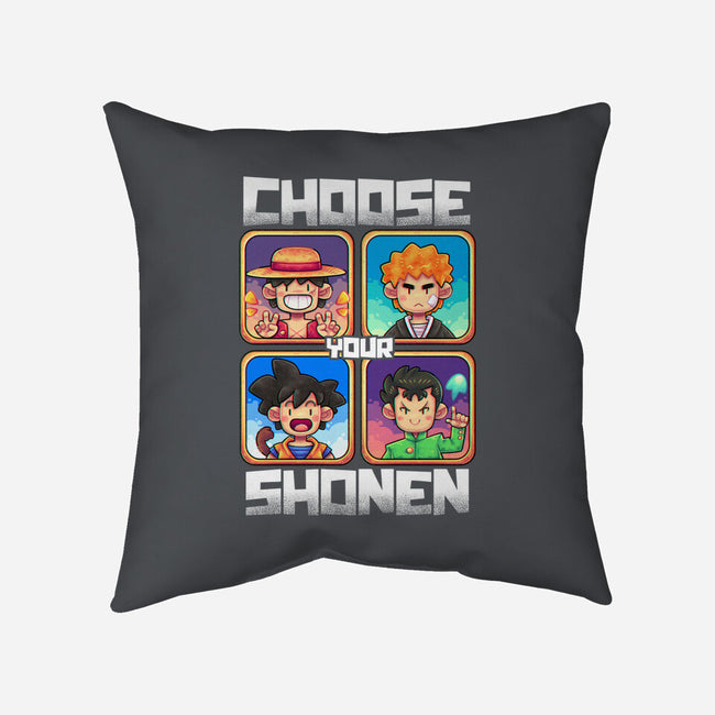Choose Your Shonen-None-Removable Cover w Insert-Throw Pillow-2DFeer