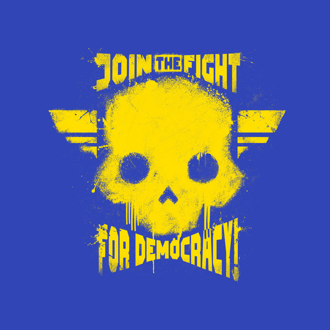 Join The Fight Democracy-Unisex-Kitchen-Apron-rocketman_art