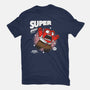 Super Angry Starter-Womens-Fitted-Tee-turborat14