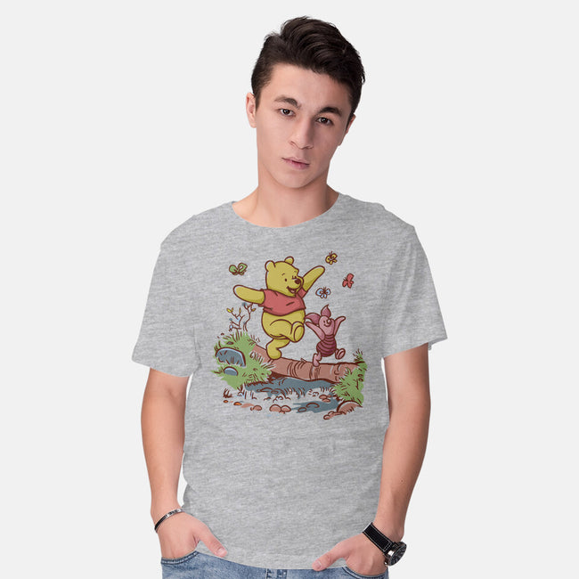A Stroll In The Woods-Mens-Basic-Tee-Xentee