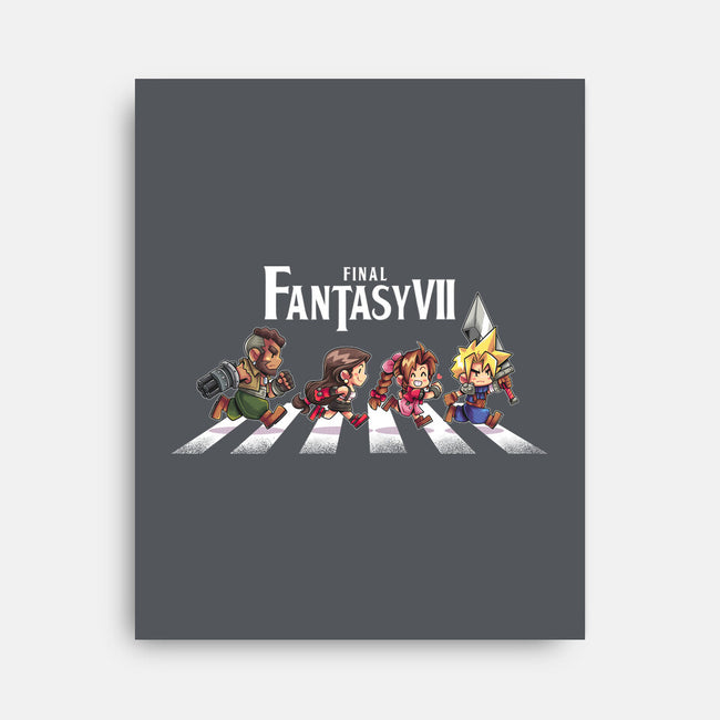 FFVII Road-None-Stretched-Canvas-2DFeer