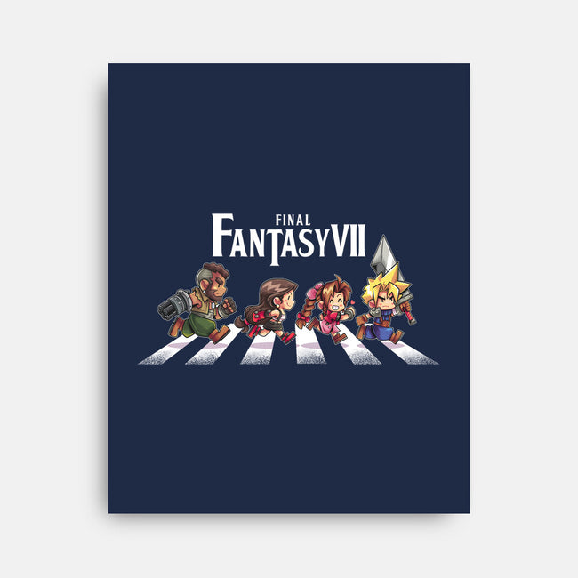FFVII Road-None-Stretched-Canvas-2DFeer