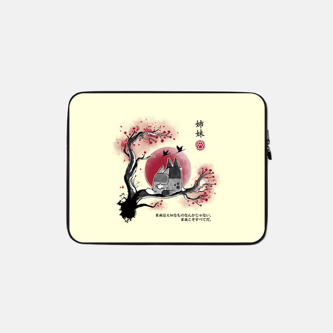 Heeler Sisters In Japan-None-Zippered-Laptop Sleeve-retrodivision