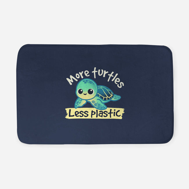 More Turtles Less Plastic-None-Memory Foam-Bath Mat-NemiMakeit