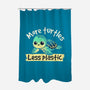 More Turtles Less Plastic-None-Polyester-Shower Curtain-NemiMakeit