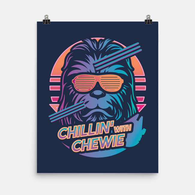 Chillin With Chewie-None-Matte-Poster-jrberger