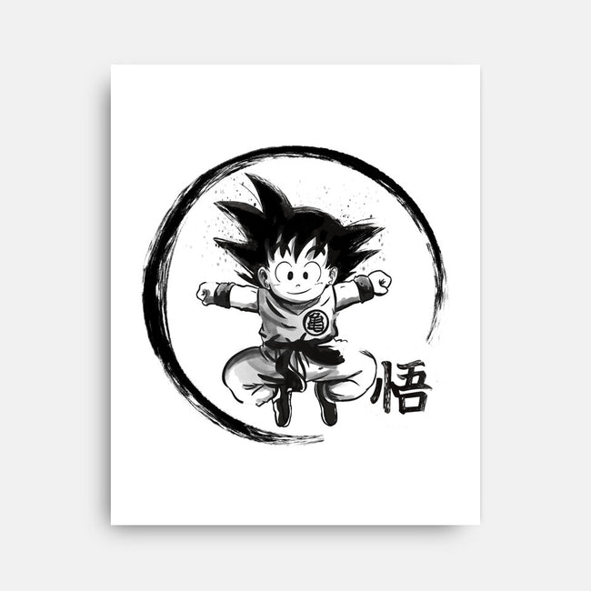 Goku Kid-None-Stretched-Canvas-fanfabio