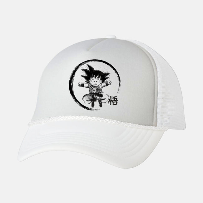 Goku Kid-Unisex-Trucker-Hat-fanfabio
