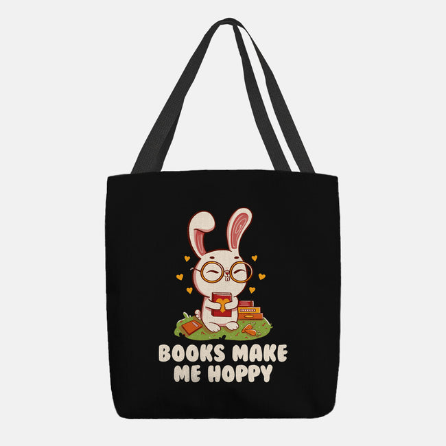Books Make Me Hoppy-None-Basic Tote-Bag-tobefonseca