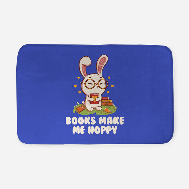Books Make Me Hoppy-None-Memory Foam-Bath Mat-tobefonseca