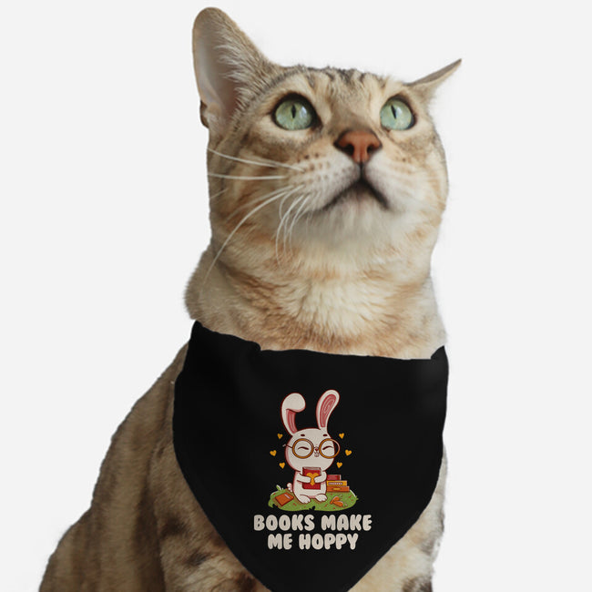 Books Make Me Hoppy-Cat-Adjustable-Pet Collar-tobefonseca