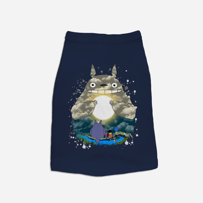 Totoro Moonlight-Cat-Basic-Pet Tank-JamesQJO