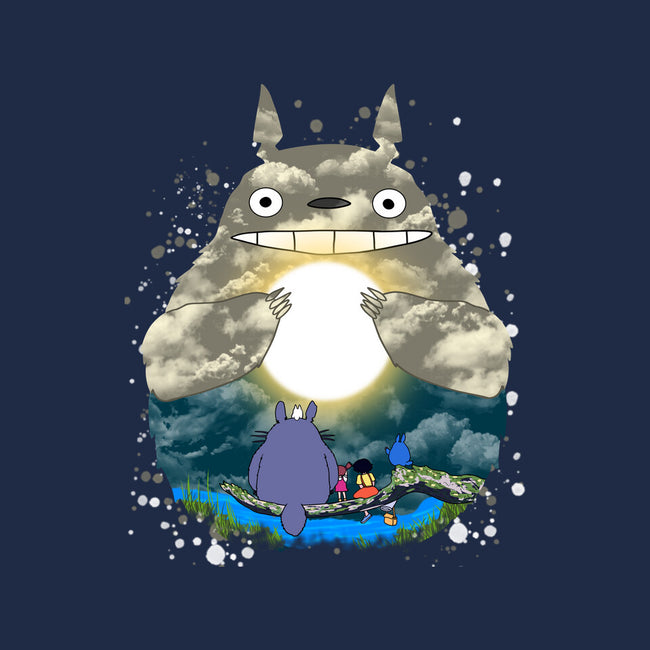 Totoro Moonlight-None-Removable Cover w Insert-Throw Pillow-JamesQJO