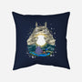 Totoro Moonlight-None-Removable Cover w Insert-Throw Pillow-JamesQJO