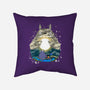 Totoro Moonlight-None-Removable Cover-Throw Pillow-JamesQJO