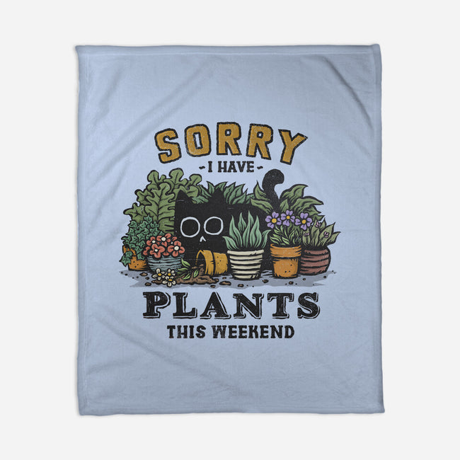 I Have Plants This Weekend-None-Fleece-Blanket-kg07