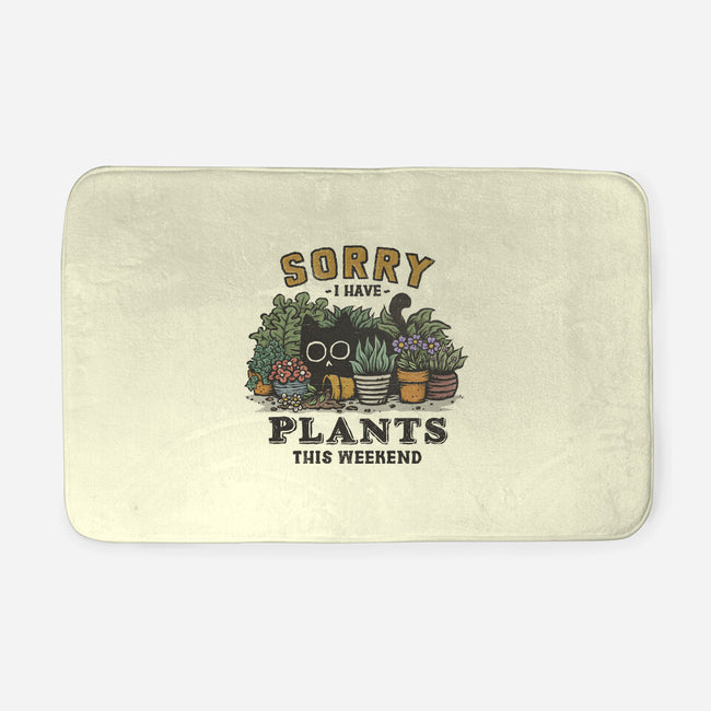 I Have Plants This Weekend-None-Memory Foam-Bath Mat-kg07