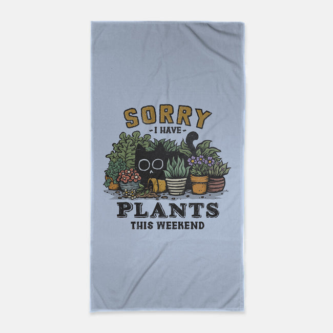 I Have Plants This Weekend-None-Beach-Towel-kg07