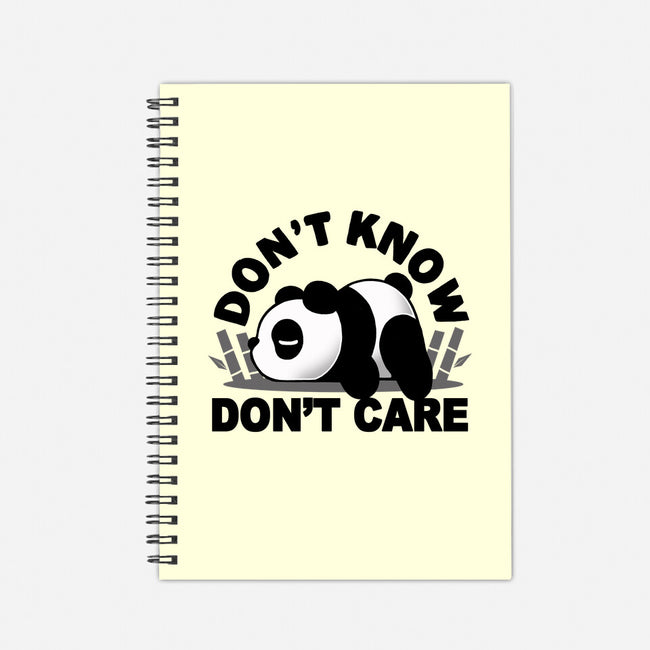 Don't Know Don't Care-None-Dot Grid-Notebook-Vallina84